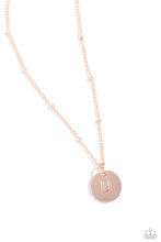 Load image into Gallery viewer, Initial Elegance - Rose Gold - D
