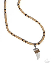 Load image into Gallery viewer, Shark Tooth Statement - Brown
