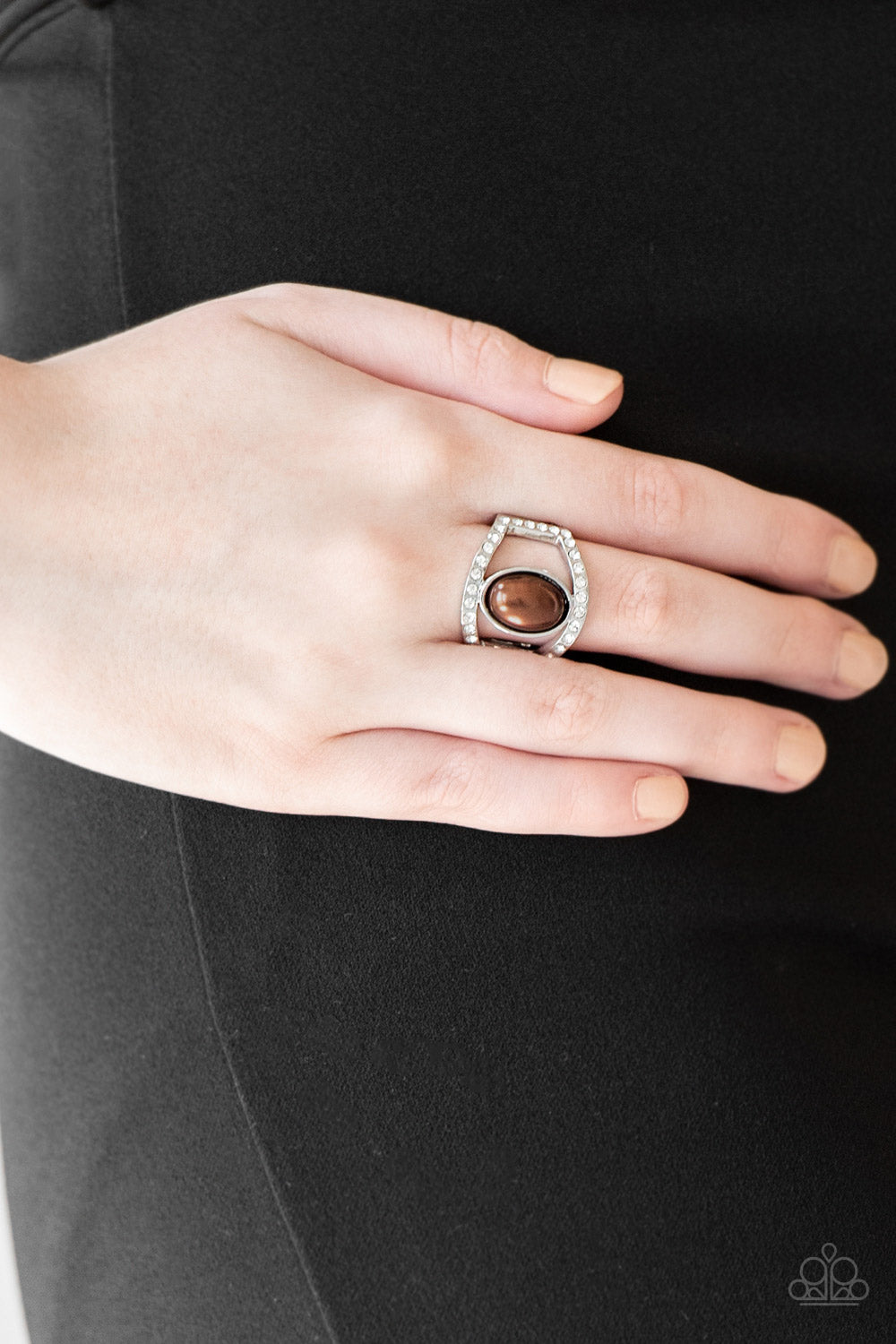 Radiating Riches - Brown ring