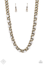 Load image into Gallery viewer, Major Moxie brass necklace
